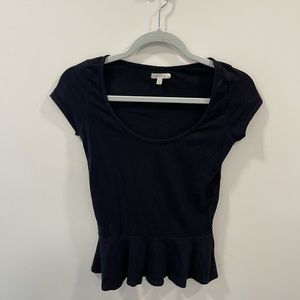 Zara black basic T-shirt